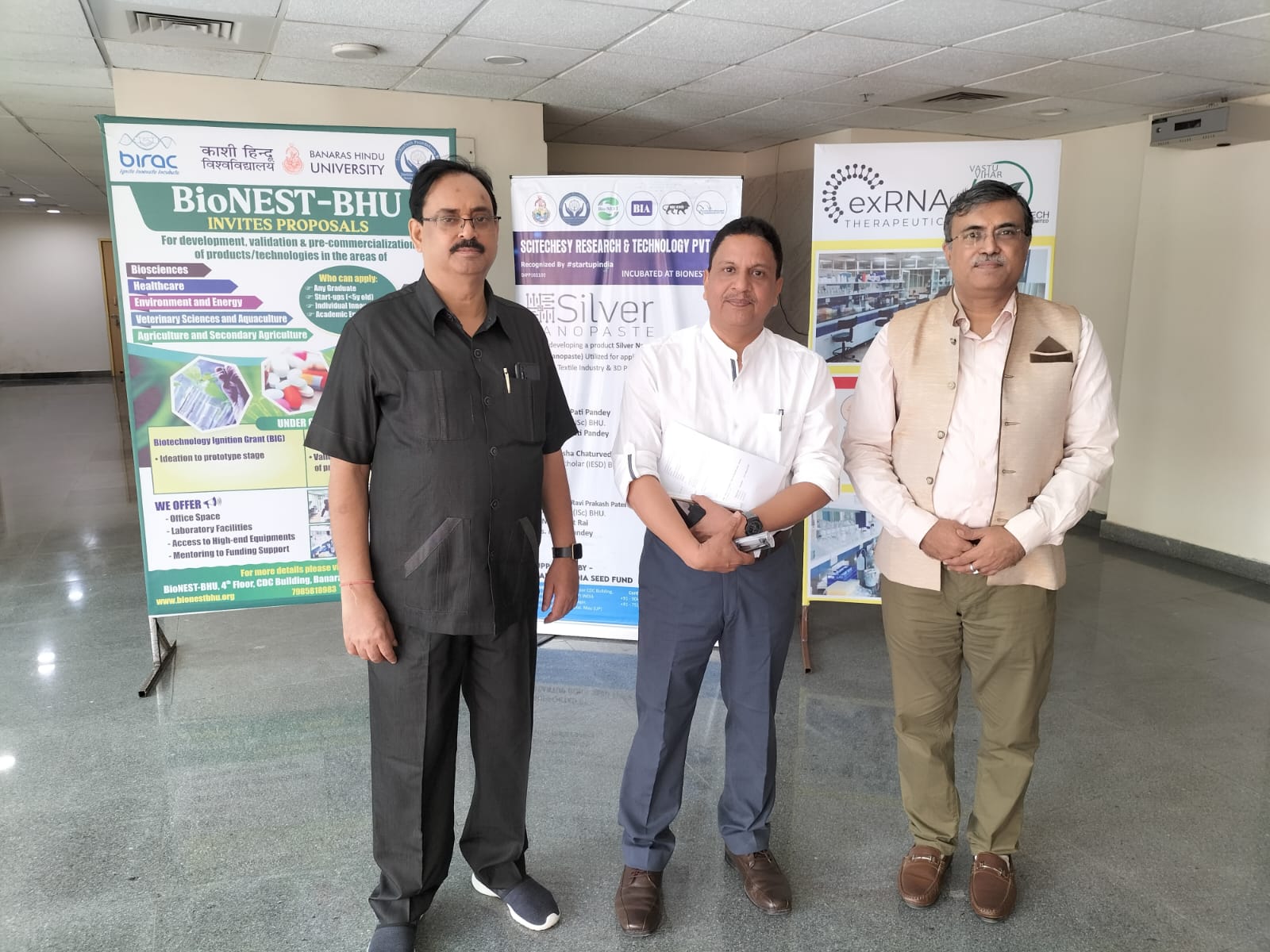 Visit of Dr. Suresh Chandra Singh, Operations and Technical Head of PATHKITS Healthcare Pvt ltd. SATHI and BioNEST facility at CDC, BHU